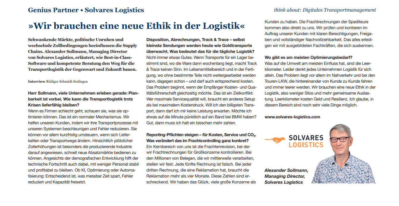 Interview Alexander Sollmann die Welt